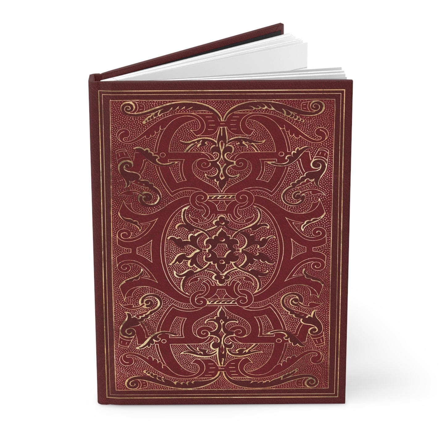 Vintage-Style Printed Hardcover Notebook