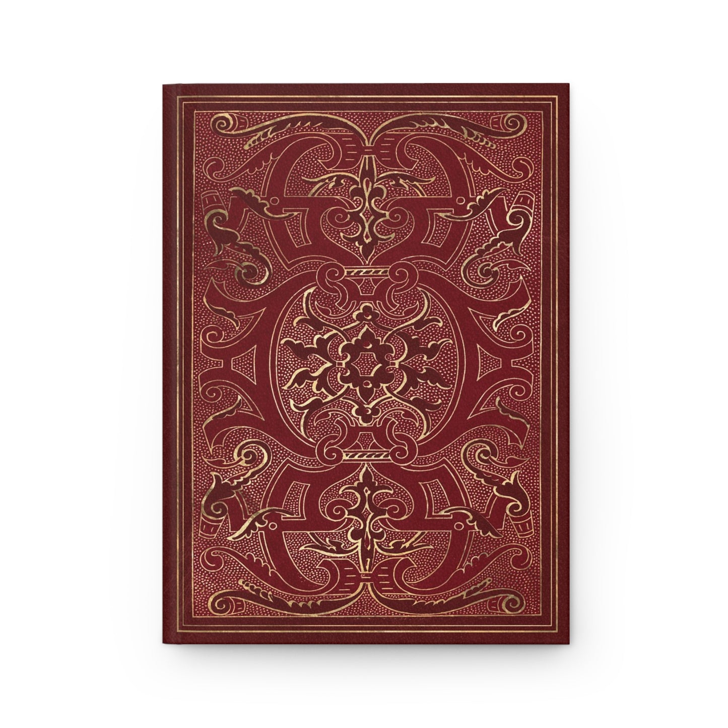 Vintage-Style Printed Hardcover Notebook