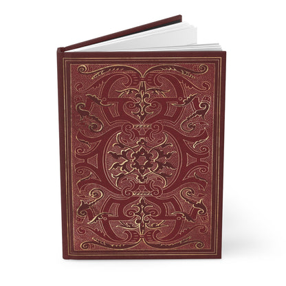 Vintage-Style Printed Hardcover Notebook